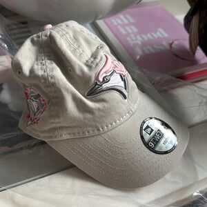 Bluejays little girl cap beige and light pink